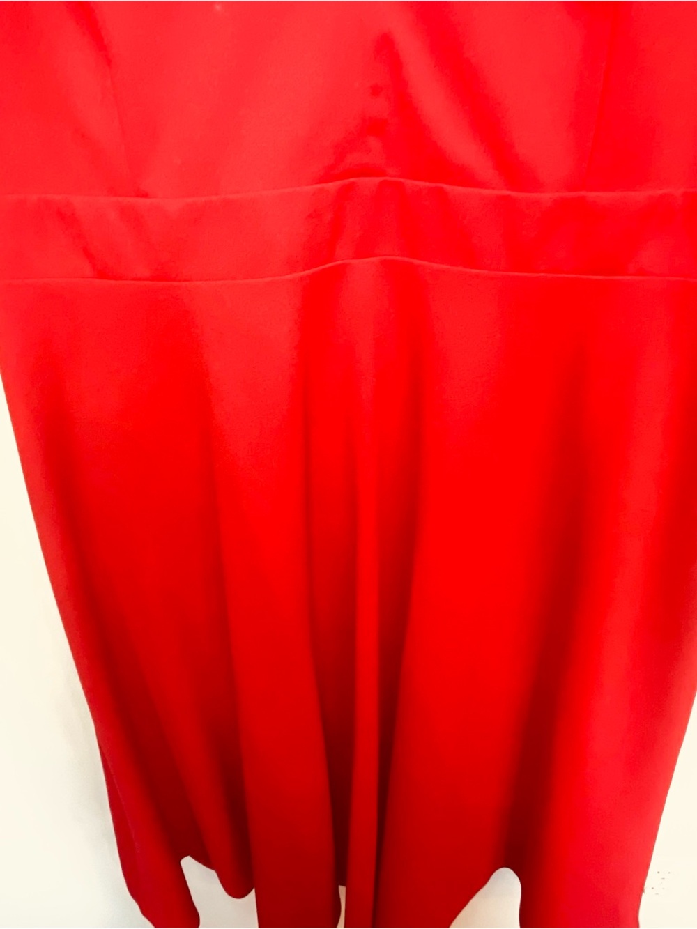 Soprano Red Lace-Trim Fit & Flare Midi Dress - Picture 8 of 11